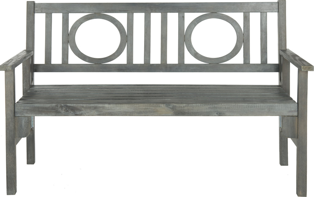 Safavieh Piedmont Folding Bench Ash Grey Furniture main image
