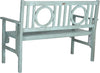 Safavieh Piedmont Folding Bench Beach House Blue Furniture 