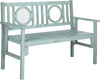 Safavieh Piedmont Folding Bench Beach House Blue Furniture 