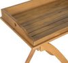 Safavieh Covina Tray Table Teak Brown Furniture 