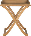 Safavieh Covina Tray Table Teak Brown Furniture main image