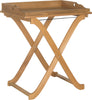 Safavieh Covina Tray Table Teak Brown Furniture 