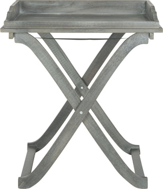 Safavieh Covina Tray Table Ash Grey Furniture main image