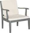 Safavieh Del Mar 4 Pc Outdoor Set Ash Grey/Beige Furniture 
