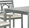 Safavieh Montclair 5 Pc Dining Set Ash Grey/Beige Furniture 