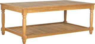 Safavieh Oakley Coffee Table Teak Brown Furniture 