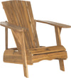 Safavieh Vista Wine Glass Holder Adirondack Chair Teak Brown Furniture 