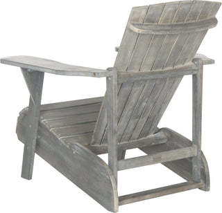 Safavieh Vista Wine Glass Holder Adirondack Chair Ash Grey Furniture 