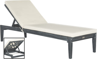 Safavieh Azusa Sunlounger Ash Grey/Beige Furniture Main