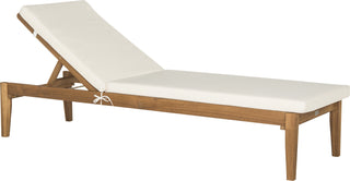 Safavieh Arcata Sunlounger Teak Brown/Beige Furniture 