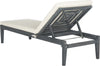 Safavieh Arcata Sunlounger Ash Grey/Beige Furniture 