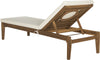 Safavieh Montclair Sunlounger Teak Brown/Beige Furniture 