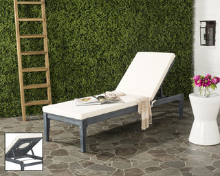 Safavieh Montclair Sunlounger Ash Grey/Beige Furniture  Feature