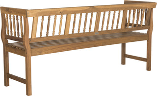 Safavieh Brentwood Bench Teak Brown Furniture 