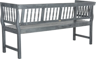 Safavieh Brentwood Bench Ash Grey Furniture 