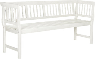 Safavieh Brentwood Bench Ash Grey/Beige Furniture 