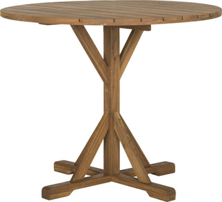 Safavieh Arcata Round Table Teak Furniture main image