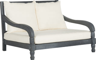 Safavieh Pomona Lounger Ash Grey/Beige Furniture 