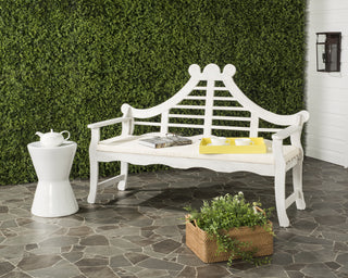 Safavieh Azusa Bench Antique White Furniture  Feature