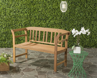 Safavieh Porterville 2 Seat Bench Teak Furniture  Feature