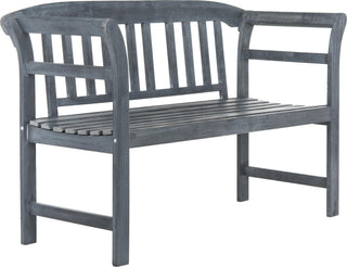 Safavieh Porterville 2 Seat Bench Ash Grey Furniture 