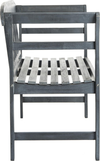 Safavieh Porterville 2 Seat Bench Ash Grey Furniture 