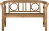 Safavieh Moorpark 2 Seat Bench Teak Furniture main image
