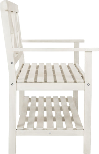 Safavieh Mayer 4921-Inch W Outdoor Bench White Furniture 