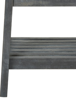 Safavieh Mayer 4921-Inch W Outdoor Bench Dark Slate Grey Furniture 