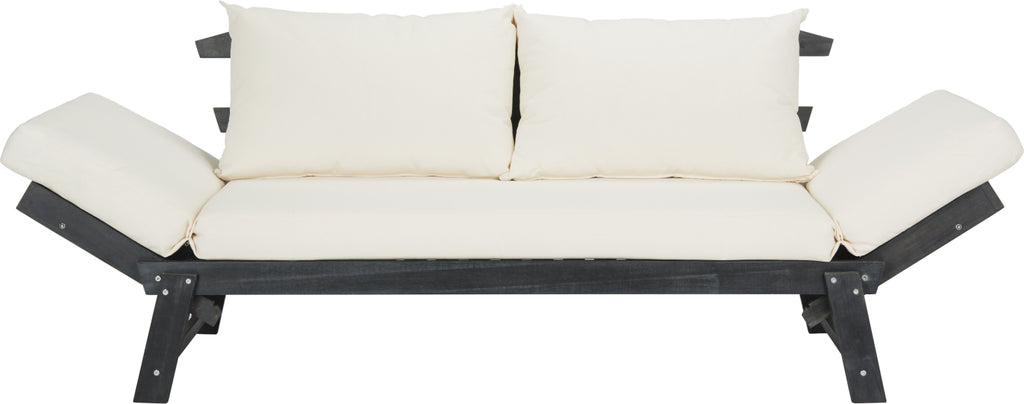 Safavieh Tandra Modern Contemporary Daybed Dark Slate Grey/Beige Furniture main image