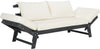 Safavieh Tandra Modern Contemporary Daybed Dark Slate Grey/Beige Furniture 