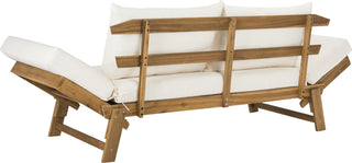 Safavieh Tandra Modern Contemporary Daybed Teak/Beige Furniture 