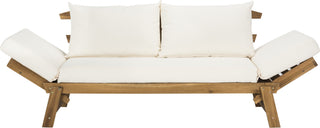 Safavieh Tandra Modern Contemporary Daybed Teak/Beige Furniture main image