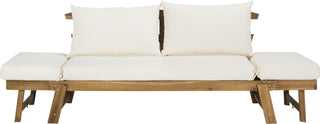 Safavieh Tandra Modern Contemporary Daybed Teak/Beige Furniture Main