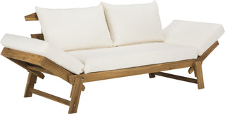 Safavieh Tandra Modern Contemporary Daybed Teak/Beige Furniture 