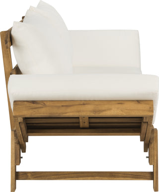 Safavieh Tandra Modern Contemporary Daybed Teak/Beige Furniture 