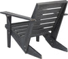Safavieh Lanty Adirondack Chair Dark Slate Grey Furniture 