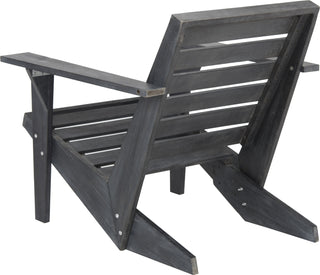 Safavieh Lanty Adirondack Chair Dark Slate Grey Furniture 