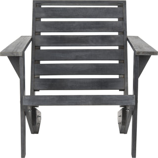 Safavieh Lanty Adirondack Chair Dark Slate Grey Furniture main image