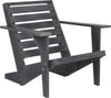 Safavieh Lanty Adirondack Chair Dark Slate Grey Furniture 