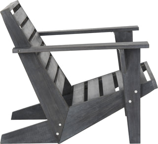 Safavieh Lanty Adirondack Chair Dark Slate Grey Furniture 