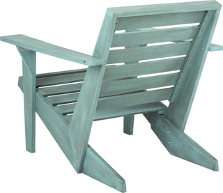 Safavieh Lanty Adirondack Chair Oriental Blue Furniture 