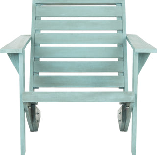 Safavieh Lanty Adirondack Chair Oriental Blue Furniture main image