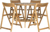 Safavieh Kerman Table And 4 Chairs Teak Furniture 
