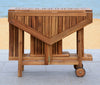 Safavieh Kerman Table And 4 Chairs Teak Furniture Main