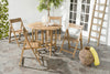 Safavieh Kerman Table And 4 Chairs Teak Furniture 