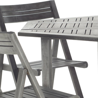 Safavieh Kerman Table And 4 Chairs Grey Wash Furniture 