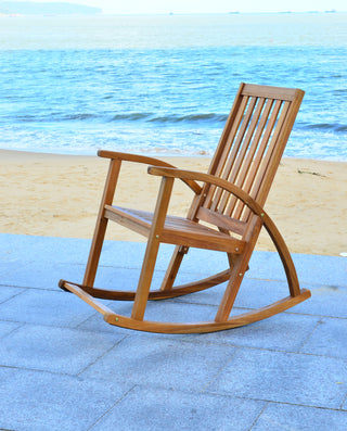 Safavieh Clayton Rocking Chair Teak Furniture 