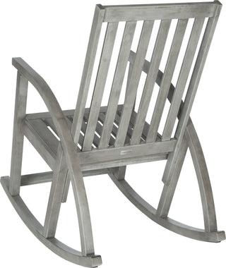 Safavieh Clayton Rocking Chair Grey Wash Furniture 