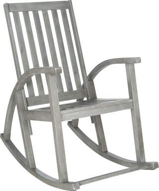 Safavieh Clayton Rocking Chair Grey Wash Furniture 